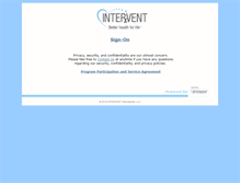 Tablet Screenshot of interventint.com